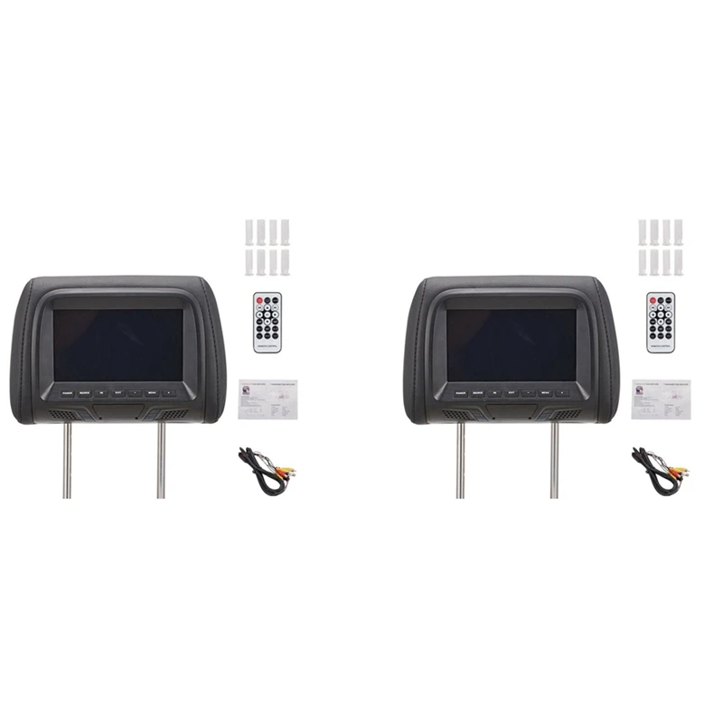 2Pcs 7Inch Touch Screen Car Headrest Monitor MP5 Player Pillow Monitor Support Video Sync/ Mirror Link
2Pcs 7Inch Touch Screen Car Headrest Monitor MP5 Player Pillow Monitor Support Video Sync/ Mirror Link