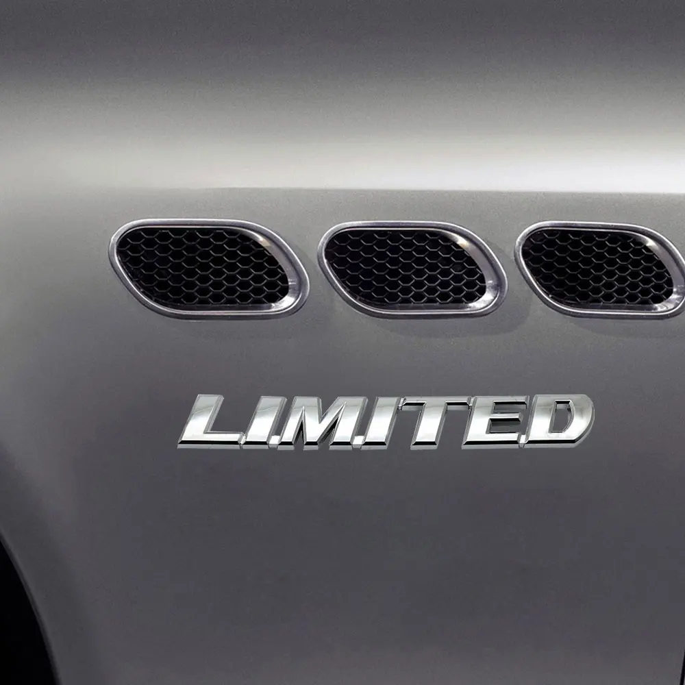 1X Car 3D Chrome Black ABS Badge Sticker Luxury LIMITED Edition Letter Emblem Logol Fit for Toyota Highlander
1X Car 3D Chrome Black ABS Badge Sticker Luxury LIMITED Edition Letter Emblem Logol Fit for Toyota Highlander