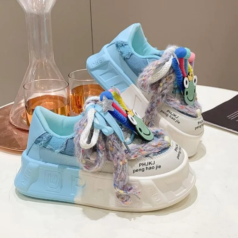Kawaii Ladies Shoes on Sale New Fashion Round Toe Lace Up Women's Vulcanized Shoes Spring Flat Outdoor Breathable Women Sneakers
Kawaii Ladies Shoes on Sale New Fashion Round Toe Lace Up Women's Vulcanized Shoes Spring Flat Outdoor Breathable Women Sneakers
