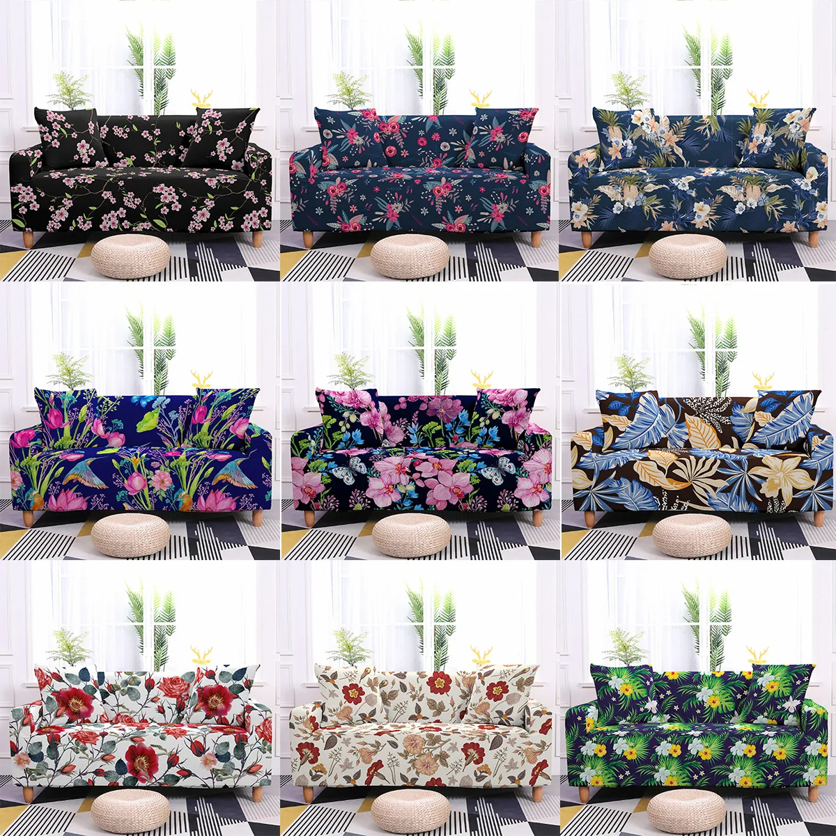 Floral Themed Stretch All-Inclusive Sofa Cover Washable Dust-proof Sofa Towel Recliner Cough Covers Home Decor Accessories
Floral Themed Stretch All-Inclusive Sofa Cover Washable Dust-proof Sofa Towel Recliner Cough Covers Home Decor Accessories