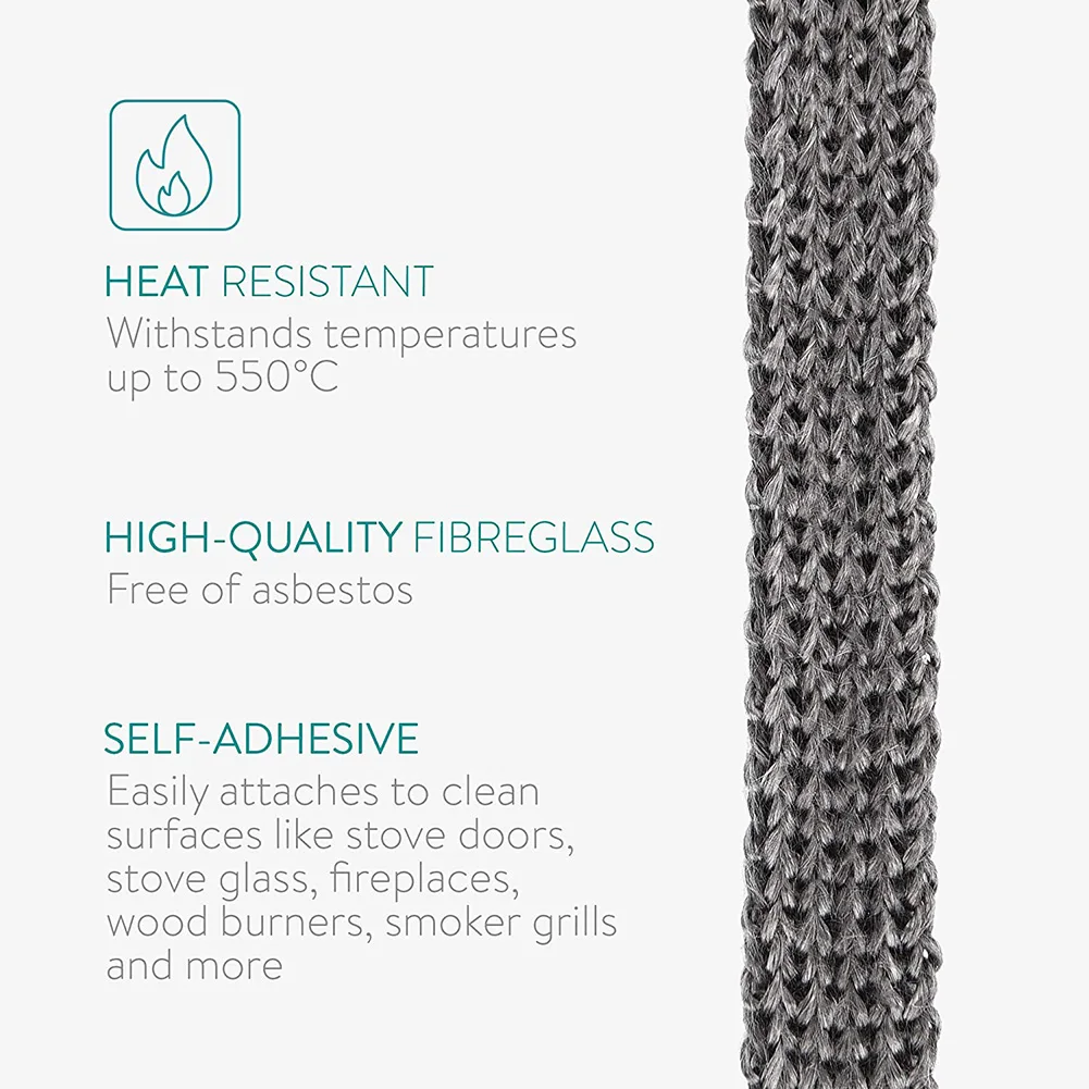 Sealing Strip Stove Rope Lightweight Temperature Resistance Glass Seal Replacement Stove Fire Tape High Quality
Sealing Strip Stove Rope Lightweight Temperature Resistance Glass Seal Replacement Stove Fire Tape High Quality
