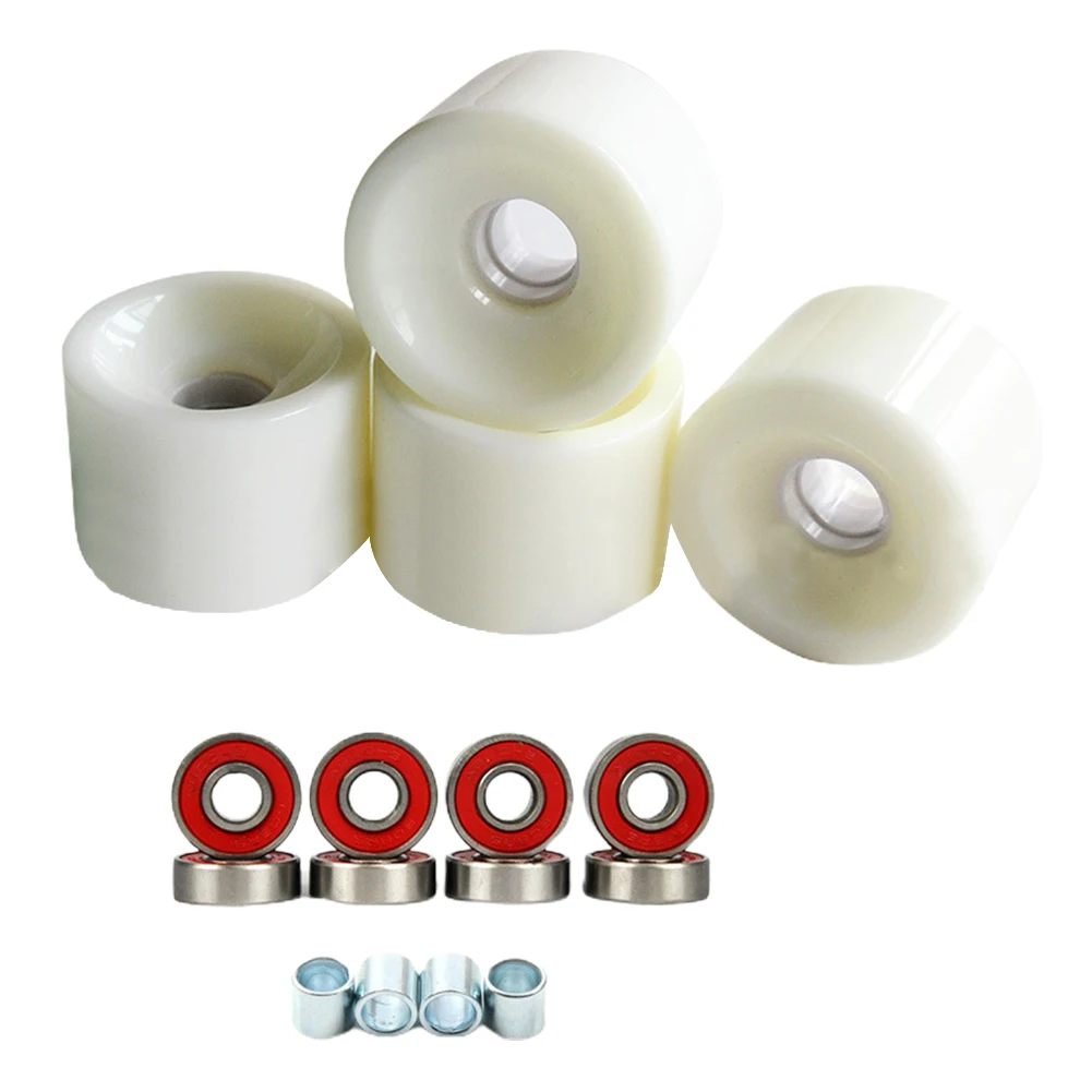 4Pcs PU Skateboard Longboard Street Skate Wheels 70x51mm With Bearings Spacers Four Wheel Skateboard Accessories
4Pcs PU Skateboard Longboard Street Skate Wheels 70x51mm With Bearings Spacers Four Wheel Skateboard Accessories