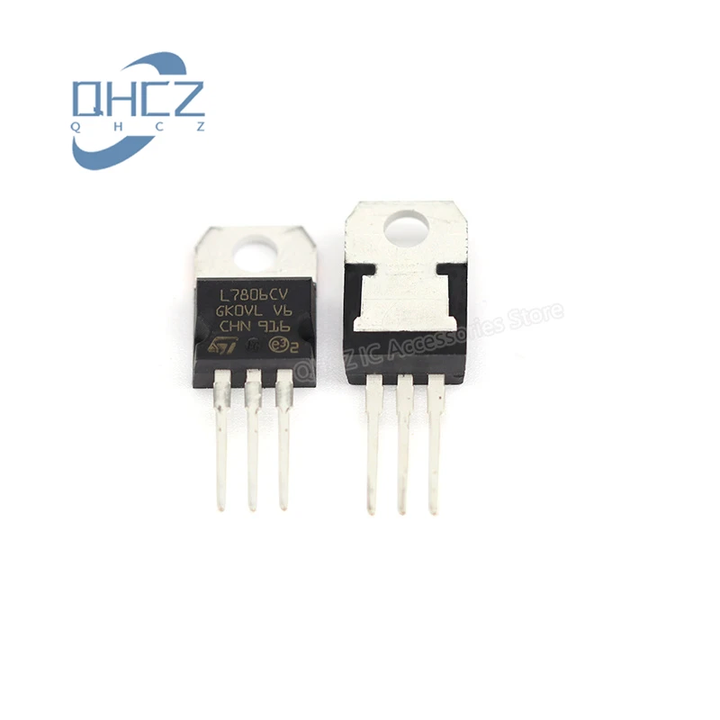 10PCS L7806CV TO-220 three-terminal voltage regulator New Original Integrated circuit IC chip In Stock
10PCS L7806CV TO-220 three-terminal voltage regulator New Original Integrated circuit IC chip In Stock