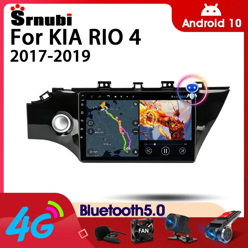 Srnubi Android 10 Автомагнитола ForKIA RIO 4 2017- 2019 мультимедийный видеоплеер 2 Din 4G WIFI GPS навигация Carplay DVD головное устройство 
Srnubi Android 10 Автомагнитола ForKIA RIO 4 2017- 2019 мультимедийный видеоплеер 2 Din 4G WIFI GPS навигация Carplay DVD головное устройство