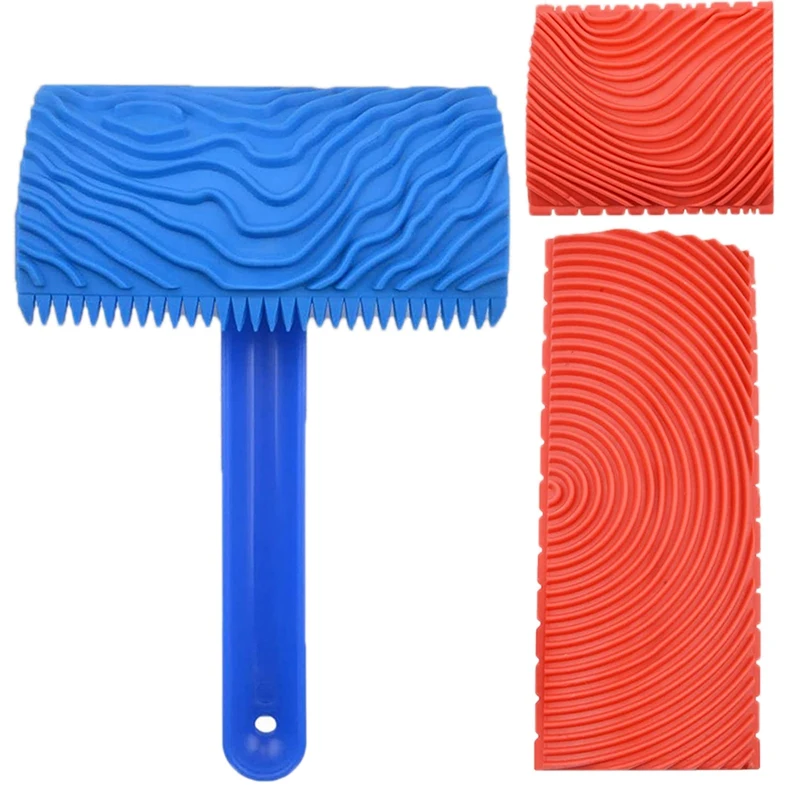 3Pcs Wood Grain Painting Tool, DIY Wood Texture Graining Tool With Handle Rubber Household Wall Art Paint
3Pcs Wood Grain Painting Tool, DIY Wood Texture Graining Tool With Handle Rubber Household Wall Art Paint