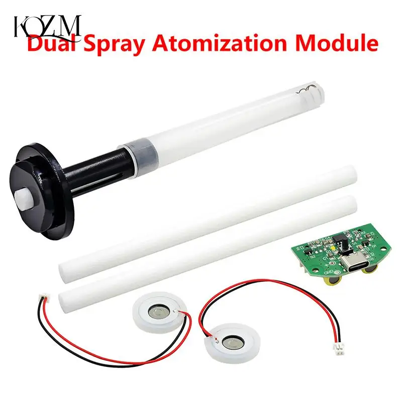 Dual Spray Atomization Module DIY USB Humidifier Driving Circuit Board Atomizing Sheet Fixing Bracket Experimental Equipment
Dual Spray Atomization Module DIY USB Humidifier Driving Circuit Board Atomizing Sheet Fixing Bracket Experimental Equipment