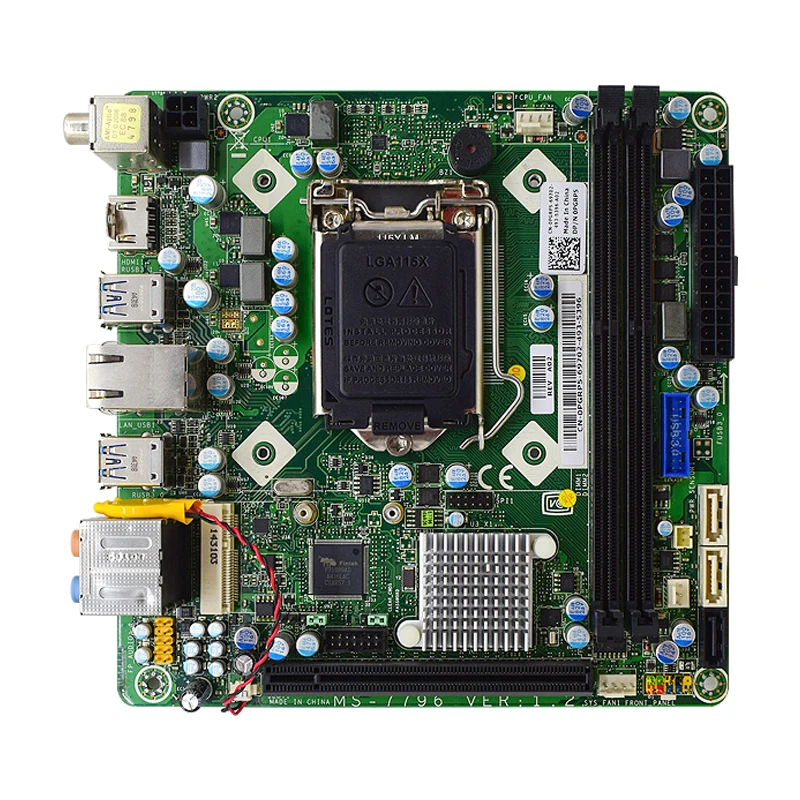PGRP5 For DELL Alienware X51 R2 MS-7796 DP/N: 0PGRP5 PGRP5 LGA1150 DDR3 H87 Original motherboard kit
PGRP5 For DELL Alienware X51 R2 MS-7796 DP/N: 0PGRP5 PGRP5 LGA1150 DDR3 H87 Original motherboard kit