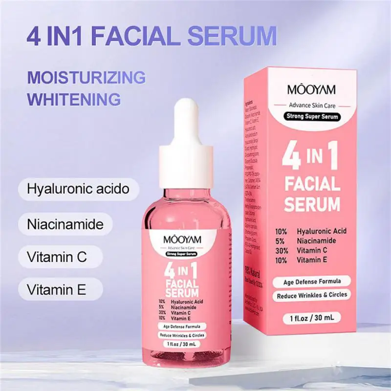 

Facial Serum Skin Care Collagen Nicotinamide Hyaluronic Acid Vitamin Moisturizing Whitening Essence Shrink Pores Remove Acne