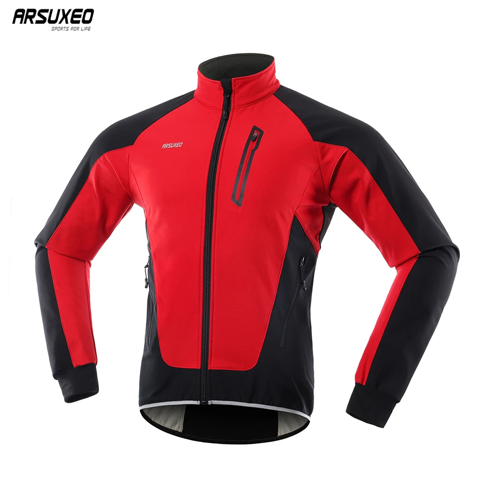 ARSUXEO Winter Cycling Jacket Fleece Warm Up Bicycle Clothing Windbreaker Softshell Reflective Coat MTB Bike Jersey 20B
ARSUXEO Winter Cycling Jacket Fleece Warm Up Bicycle Clothing Windbreaker Softshell Reflective Coat MTB Bike Jersey 20B