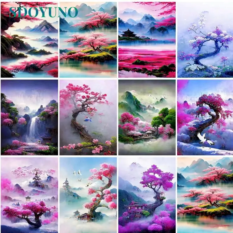 SDOYUNO DIY Pictures By Number Tree Kits Painting By Numbers Mountain Drawing On Canvas Hand Painted Picture Art Gift Home Decor
SDOYUNO DIY Pictures By Number Tree Kits Painting By Numbers Mountain Drawing On Canvas Hand Painted Picture Art Gift Home Decor