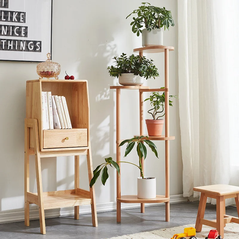 Rack For Plants Nordic Modern Plant Stand Four-layer Beech Storage Shelf Bold And Thick Flowerpot Stand Non-slip Foot Pad
Rack For Plants Nordic Modern Plant Stand Four-layer Beech Storage Shelf Bold And Thick Flowerpot Stand Non-slip Foot Pad