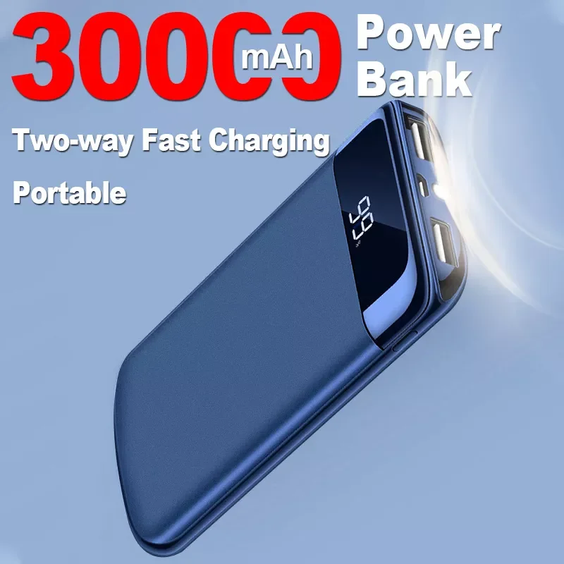 Two-way Fast Charging Power Bank 30000mAh Digital Display Portable External Battery with Flashlight For Samsung iPhone
Two-way Fast Charging Power Bank 30000mAh Digital Display Portable External Battery with Flashlight For Samsung iPhone