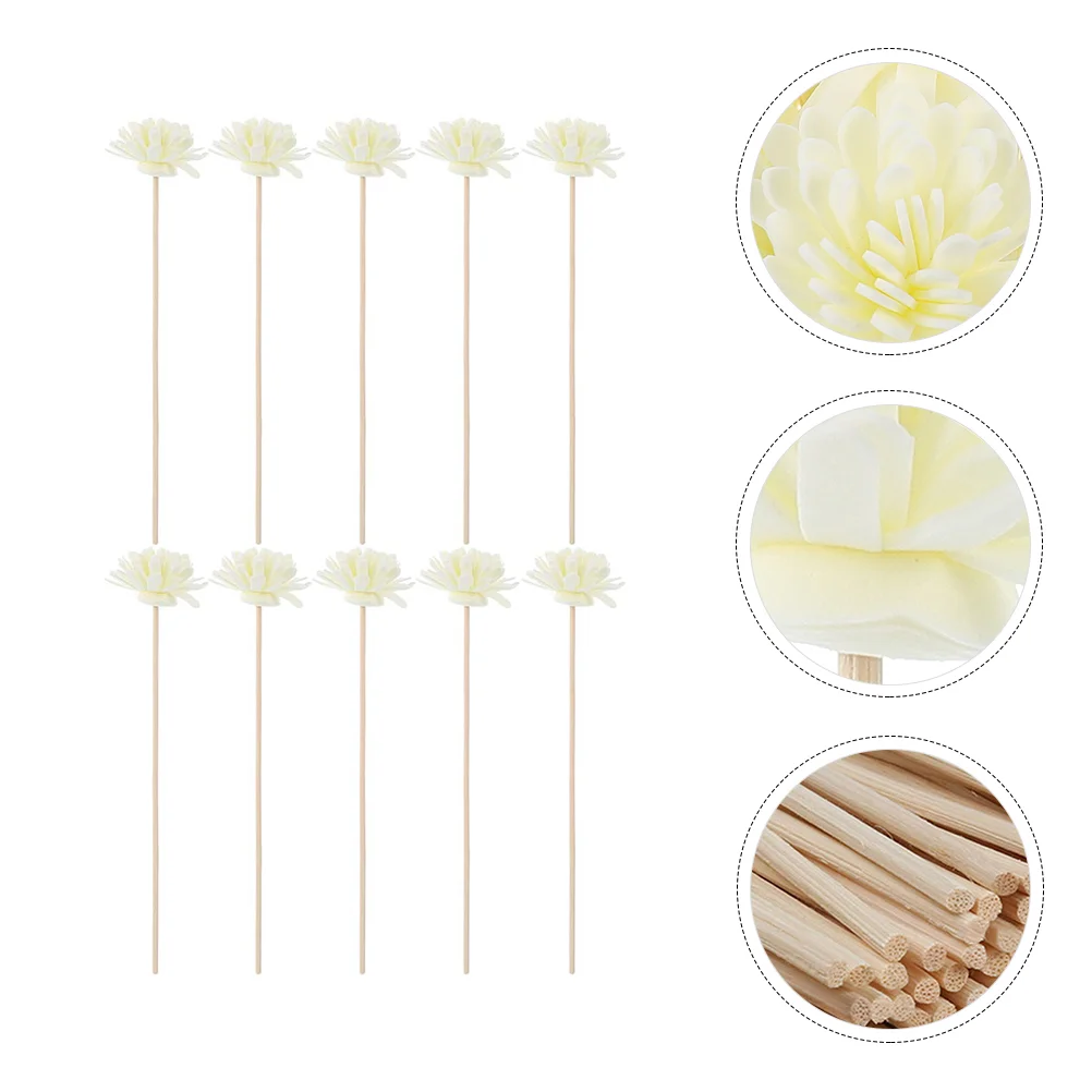 10 Pcs Reed Diffuser Aromatherapy Rattan Essential Oil Flowers Roses 21X4.5cm Perfume Accessories White Sticks
10 Pcs Reed Diffuser Aromatherapy Rattan Essential Oil Flowers Roses 21X4.5cm Perfume Accessories White Sticks