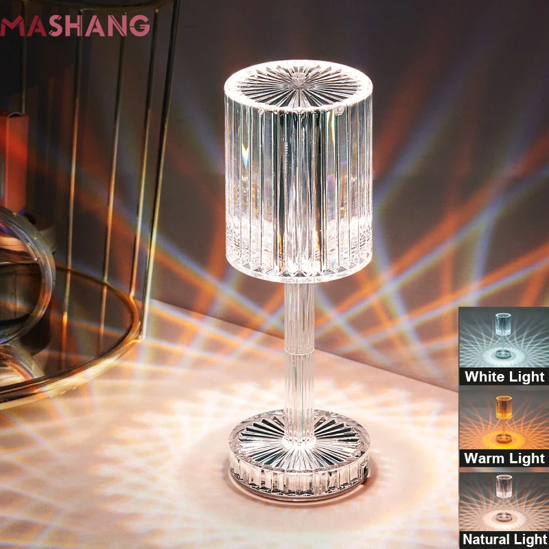 Modern Touch Control Gatsby Crystal Lamp Led Diamond Crystal Projection Desk Lamp Bedside Night Lights Rechargeable Novelty Lamp
Modern Touch Control Gatsby Crystal Lamp Led Diamond Crystal Projection Desk Lamp Bedside Night Lights Rechargeable Novelty Lamp