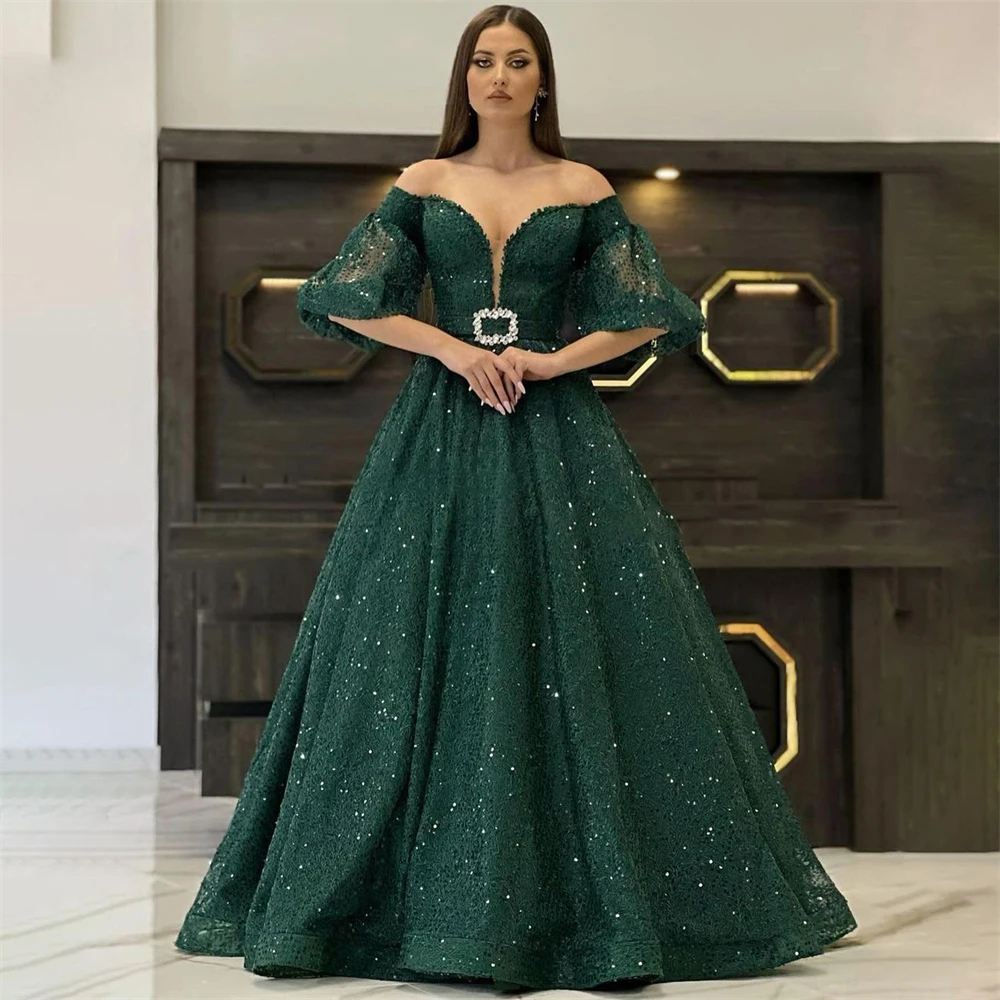 HF717 A-Line Evening Party Dresses For Women Hand Make Elegant Charming Short Sleeves Gowns Vestidos De Noche Robes Soirée
HF717 A-Line Evening Party Dresses For Women Hand Make Elegant Charming Short Sleeves Gowns Vestidos De Noche Robes Soirée