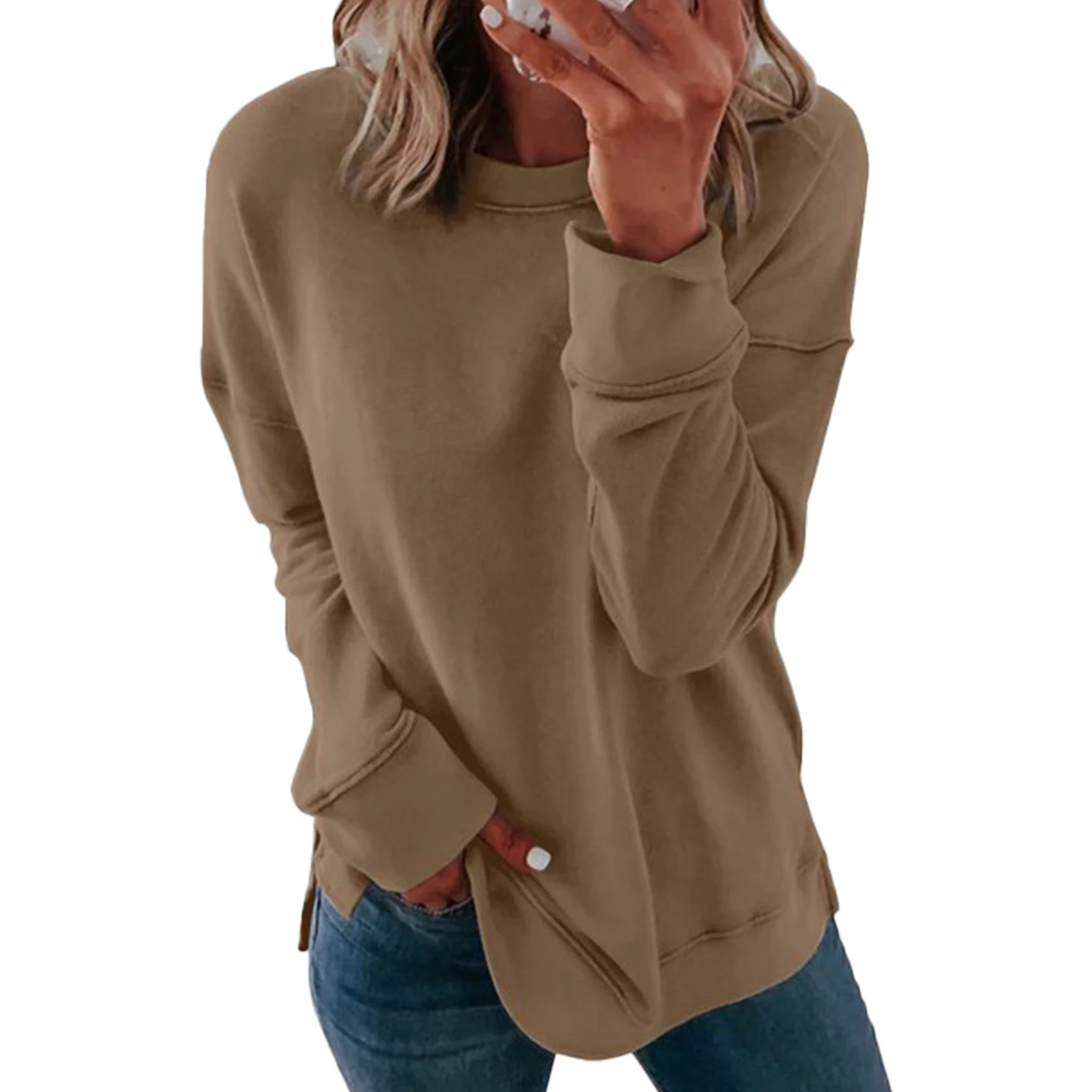 Pullover Office Crew Neck Work Women Sweatshirt Fashion Casual Loose Soft Long Sleeve Autumn Winter Daily Baggy Solid Gift
Pullover Office Crew Neck Work Women Sweatshirt Fashion Casual Loose Soft Long Sleeve Autumn Winter Daily Baggy Solid Gift