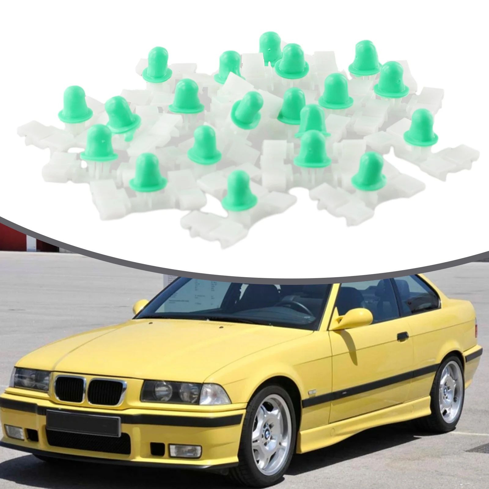 For BMW E36 E46 325 328 323 330 20pcs Car Inner Door Fender Moulding Trim Clips White Nylon Mudguard Ornament Clips 51131960054
For BMW E36 E46 325 328 323 330 20pcs Car Inner Door Fender Moulding Trim Clips White Nylon Mudguard Ornament Clips 51131960054