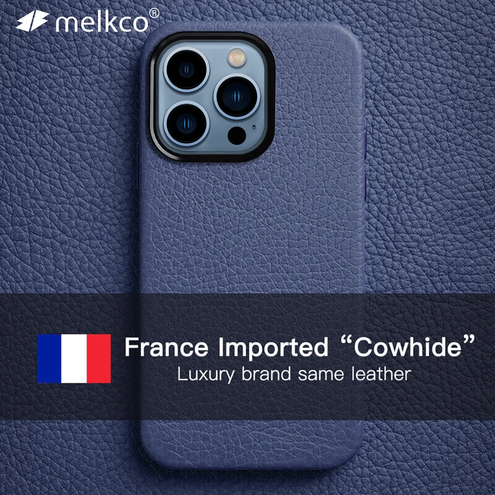 Melkco France Premium Genuine Leather Phone Case for iPhone 13 Pro Max 12 mini Luxury Brand Same Cow Business
Melkco France Premium Genuine Leather Phone Case for iPhone 13 Pro Max 12 mini Luxury Brand Same Cow Business