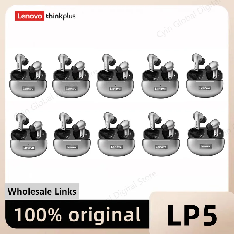Lenovo LP5 Wireless Bluetooth Headset HIFI Music Sports Waterproof Earbuds Microphone 5/10/20 Pieces Wholesale Headphones
Lenovo LP5 Wireless Bluetooth Headset HIFI Music Sports Waterproof Earbuds Microphone 5/10/20 Pieces Wholesale Headphones