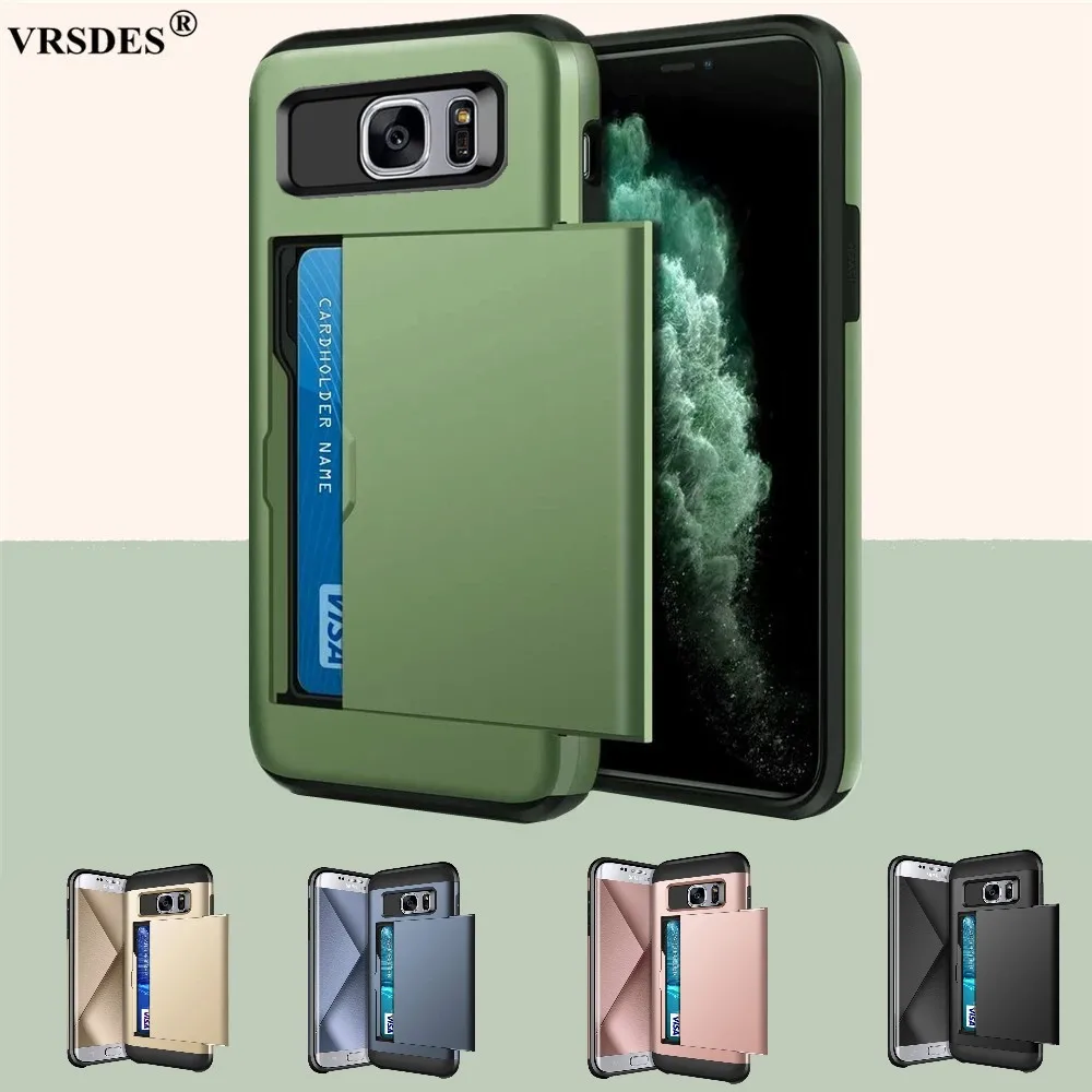 Luxury Slide Card Slots Cover for samsung galaxy s7 edge s7edge s 7 edge G930 G935F samsung s7 case Protective Cover Coque
Luxury Slide Card Slots Cover for samsung galaxy s7 edge s7edge s 7 edge G930 G935F samsung s7 case Protective Cover Coque