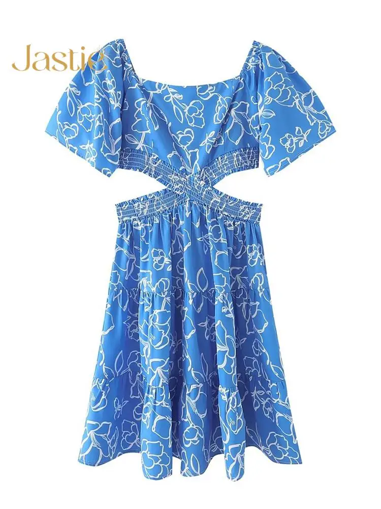 Jastie Sexy Open Waist Ladies Dresses Summer New A-line Beach Party Dress For Women 2023 Casual Short Sleeve Blue Vestidos Robe
Jastie Sexy Open Waist Ladies Dresses Summer New A-line Beach Party Dress For Women 2023 Casual Short Sleeve Blue Vestidos Robe