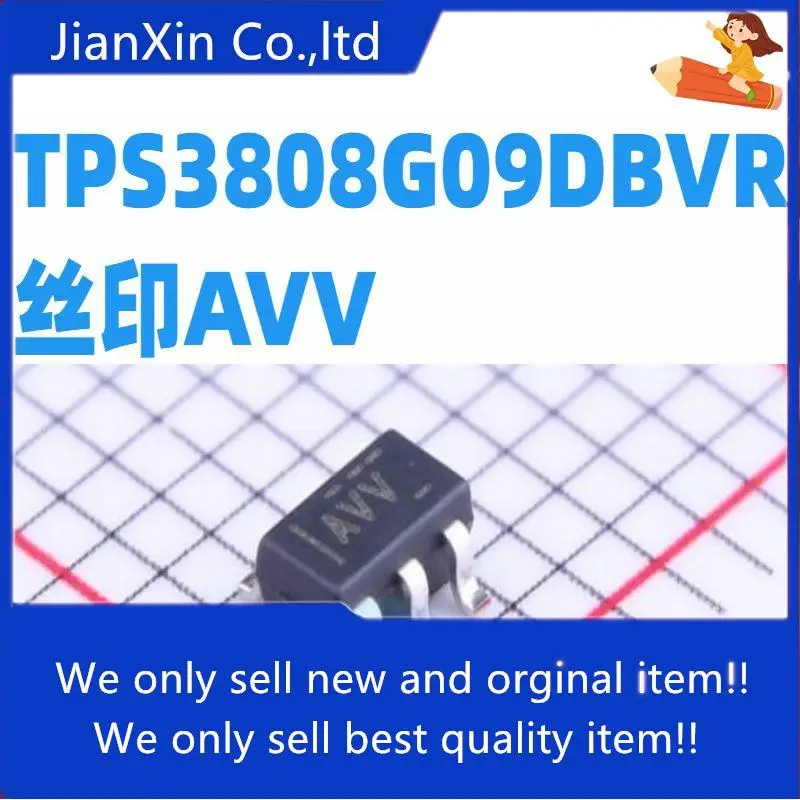 10 шт. 100% оригинальный новый TPS3808G09DBVR silkscreen AVV SOT23-6 chip монитора
10 шт. 100% оригинальный новый TPS3808G09DBVR silkscreen AVV SOT23-6 chip монитора