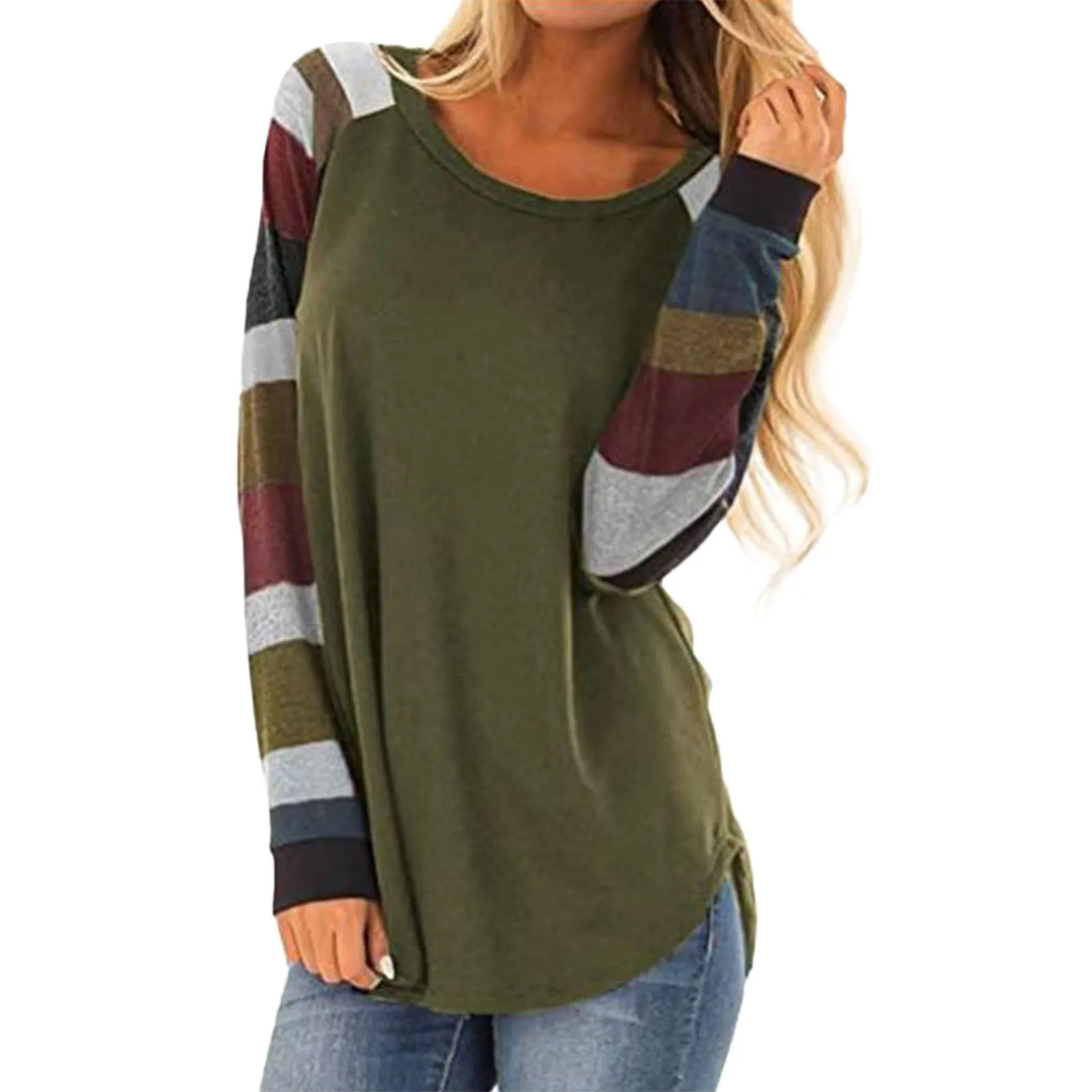 Модный женский полосатый Повседневный Топ, футболка, Женский Свободный Топ с длинным рукавом, блузка, технические рубашки для женщин
Модный женский полосатый Повседневный Топ, футболка, Женский Свободный Топ с длинным рукавом, блузка, технические рубашки для женщин