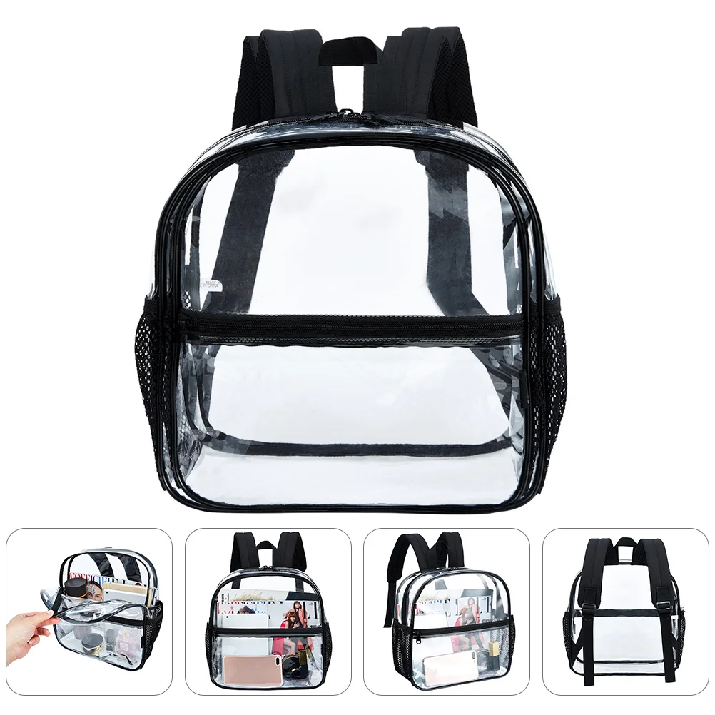 Backpack Clear Transparentheavy Duty School Schoolbagwork Backpacks Fashion Accessorieskids Pvc Bookbag Women Small See
Backpack Clear Transparentheavy Duty School Schoolbagwork Backpacks Fashion Accessorieskids Pvc Bookbag Women Small See
