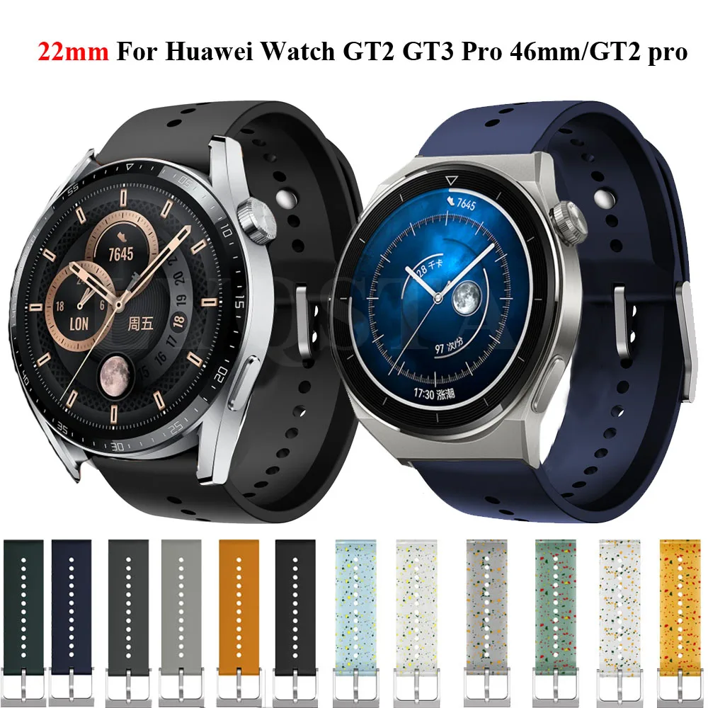 22MM Sport Silicone Bands For Honor Magic 2 46mm/GT2 Pro/GT Runner 46mm Wrist Straps For Huawei Watch GT 3 Pro 46mm Wristband
22MM Sport Silicone Bands For Honor Magic 2 46mm/GT2 Pro/GT Runner 46mm Wrist Straps For Huawei Watch GT 3 Pro 46mm Wristband