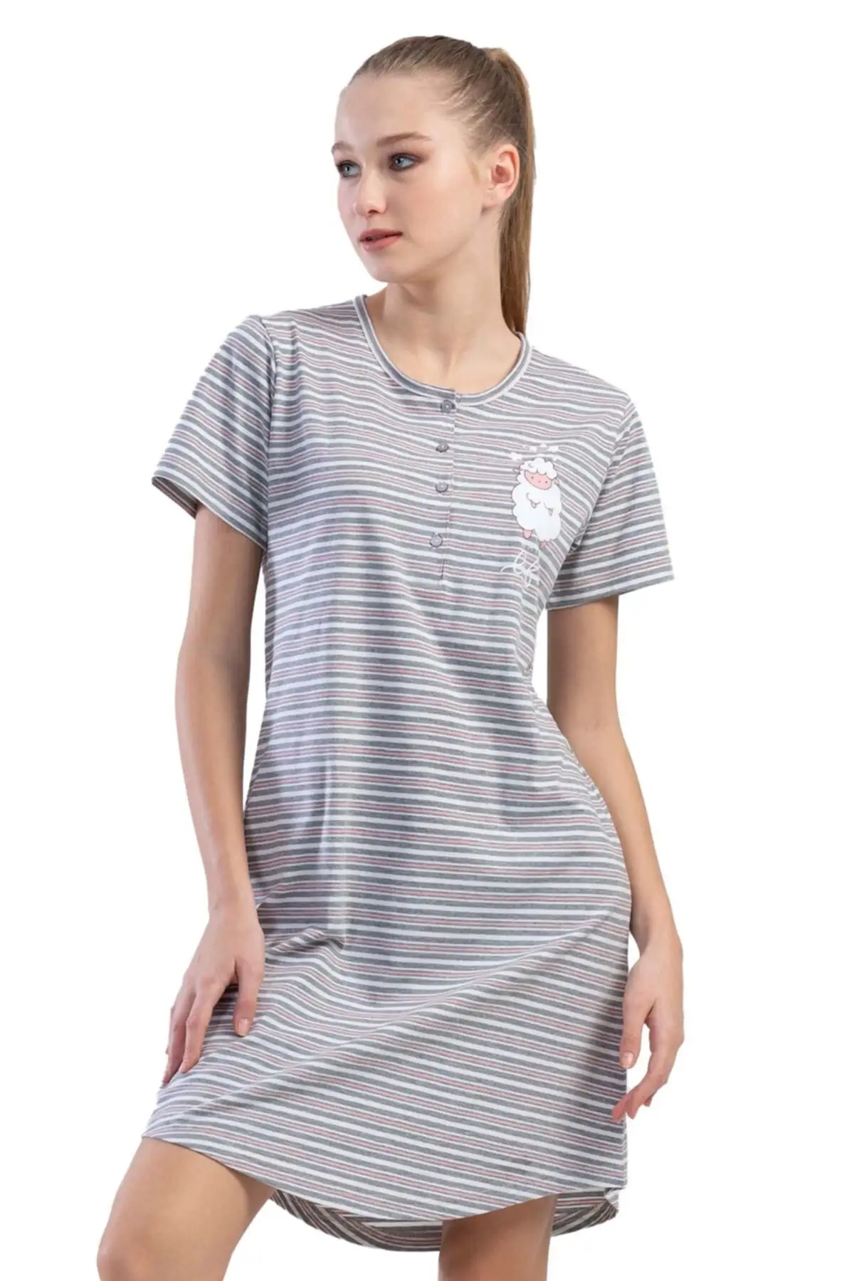 Women Nightgown Short Sleeve New Summer Night Dress Female Sleepwear Nightwear Nightwear Nightwear Nightwear Nightwear
Women Nightgown Short Sleeve New Summer Night Dress Female Sleepwear Nightwear Nightwear Nightwear Nightwear Nightwear