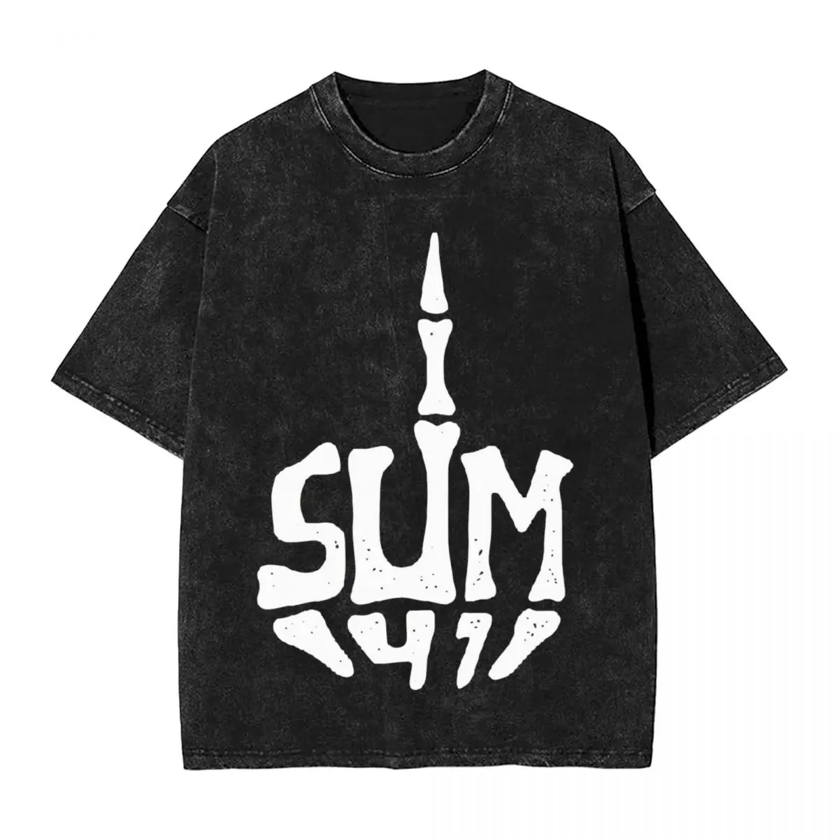 Sum 41 стираная футболка уличная одежда модные футболки в стиле хип-хоп панк для