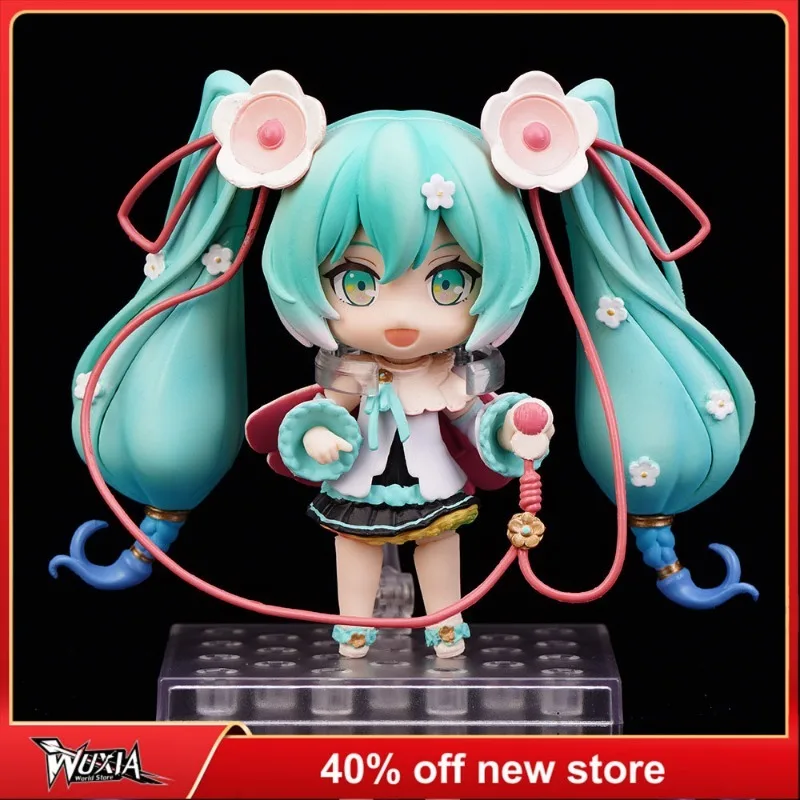 

10.5cm Hatsune Miku Magic Future 2021 Ver. Nendoroid 1940 Q Version Anime Figure Model Collection Doll Statue Display Gift Toys