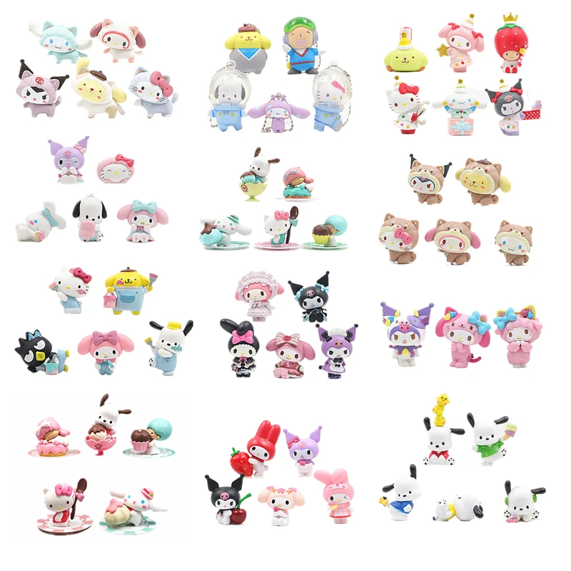 My Melody Cinnamoroll Anime Action Figure Kuromi Purin Dog Sanrio Accessories Model Helllo Kitty Figure Cake Decor Kids Toy Gift
My Melody Cinnamoroll Anime Action Figure Kuromi Purin Dog Sanrio Accessories Model Helllo Kitty Figure Cake Decor Kids Toy Gift
