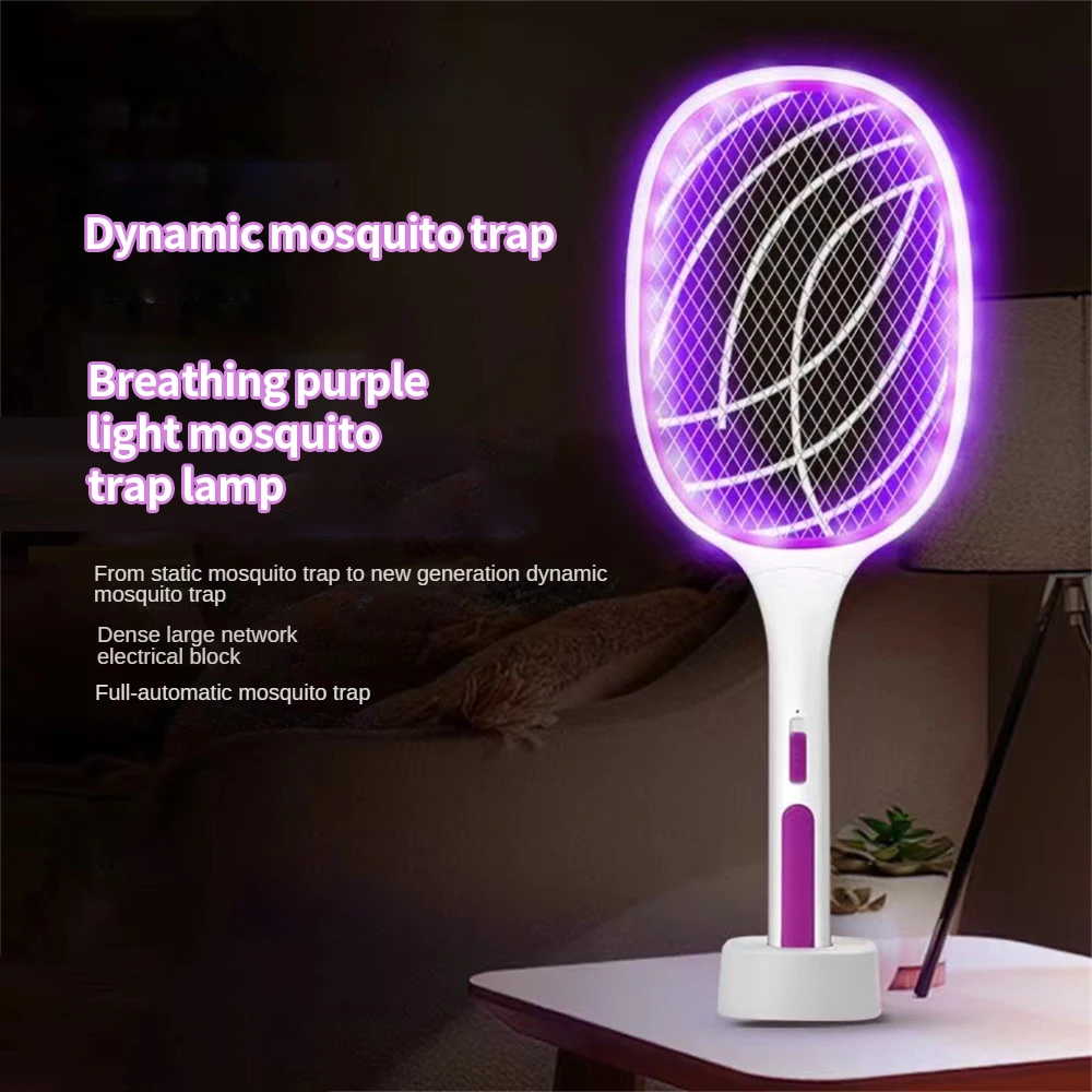 Indoor Outdoor Wireless Charging Base Electric Mosquito Swatter Anti Mosquito Summer Fly Swatter Usb Rechargeable Bug Zapper
Indoor Outdoor Wireless Charging Base Electric Mosquito Swatter Anti Mosquito Summer Fly Swatter Usb Rechargeable Bug Zapper