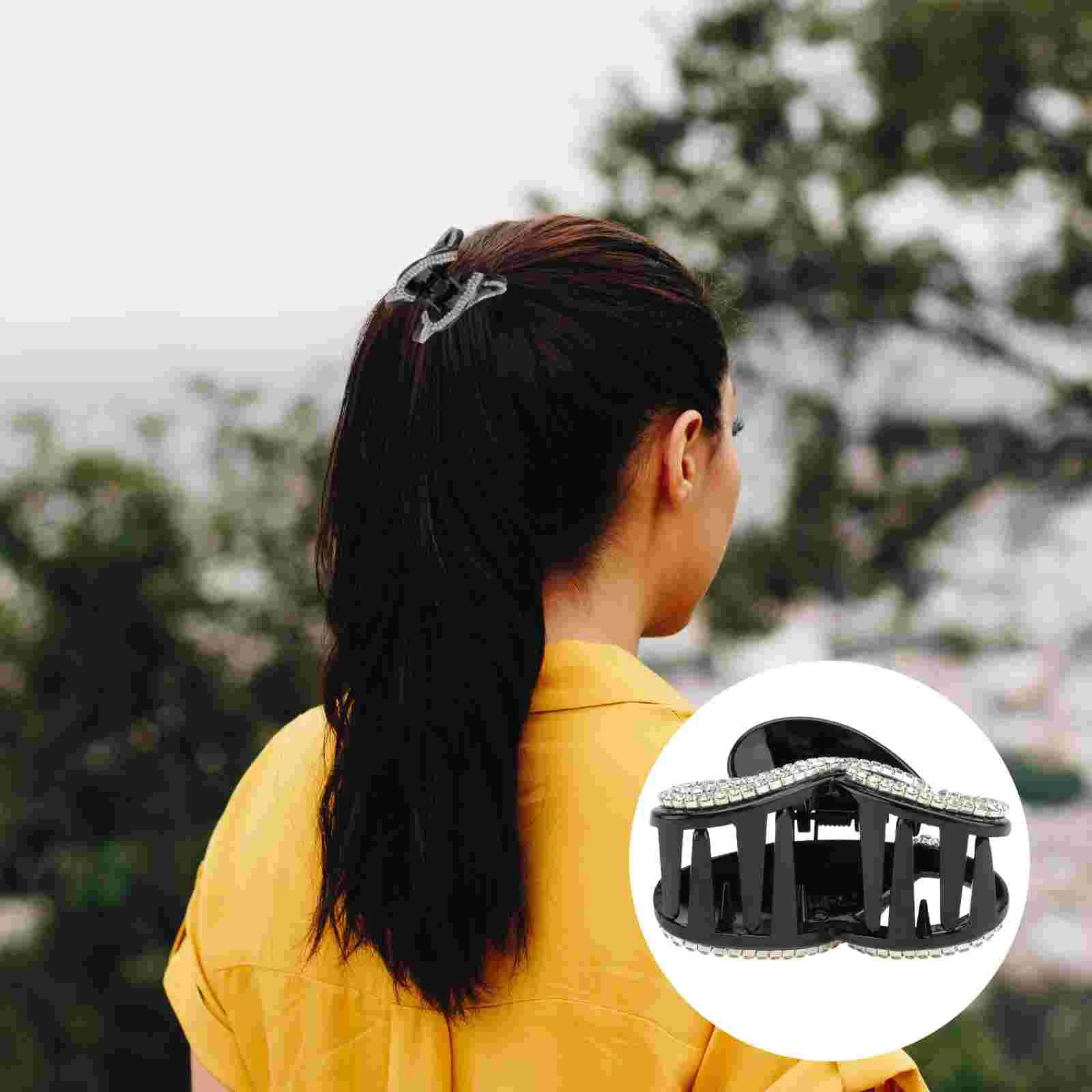 Black Hair Clips Acrylic Hair Claw Rhinestone Barrettes Women Black Claw Clip Rhinestone Hair Clip Big Claw Clips Hairpin
Black Hair Clips Acrylic Hair Claw Rhinestone Barrettes Women Black Claw Clip Rhinestone Hair Clip Big Claw Clips Hairpin