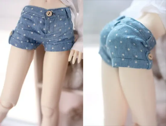 SD BJD clothes retro blue and white polka dot sexy shorts pant for 1/3 SD DD SD16 BJD doll size bjd clothes doll accessories
SD BJD clothes retro blue and white polka dot sexy shorts pant for 1/3 SD DD SD16 BJD doll size bjd clothes doll accessories