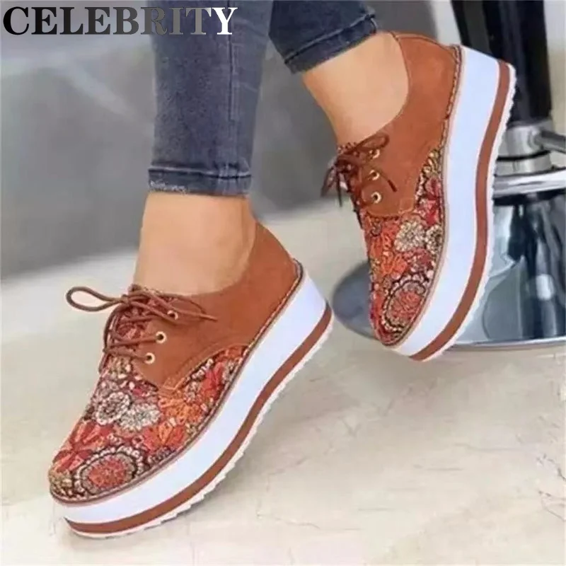 Floral Printed Platform Shoes Women Sneakers 2022 Autumn Thick Bottom Casual Ladies Shoes Zapatillas Mujer Plus Size 43
Floral Printed Platform Shoes Women Sneakers 2022 Autumn Thick Bottom Casual Ladies Shoes Zapatillas Mujer Plus Size 43