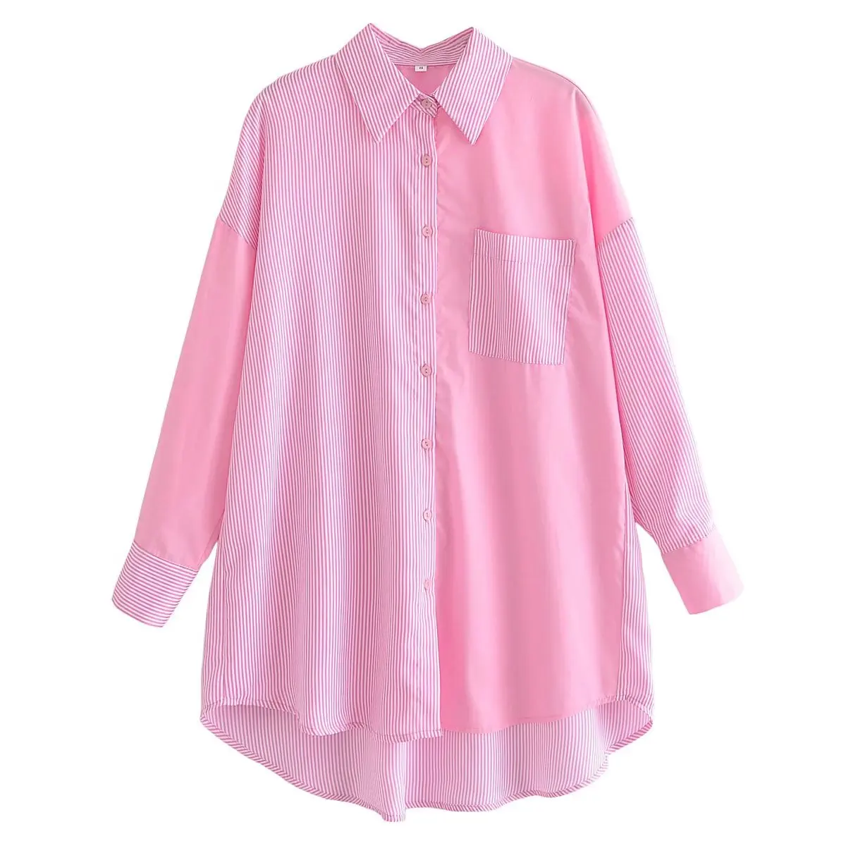 SuperAen New 2022 Pink Stripe Patchwork Turn Down Collar Full Loose Shirt Casual Womens Tops
SuperAen New 2022 Pink Stripe Patchwork Turn Down Collar Full Loose Shirt Casual Womens Tops