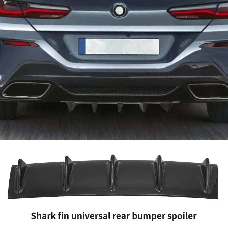 Car Modified Shark Fin Universal Rear Spoiler Rear Bumper ABS Chassis Five Teeth Six Teeth Seven Teeth Deflector Bright Black
Car Modified Shark Fin Universal Rear Spoiler Rear Bumper ABS Chassis Five Teeth Six Teeth Seven Teeth Deflector Bright Black