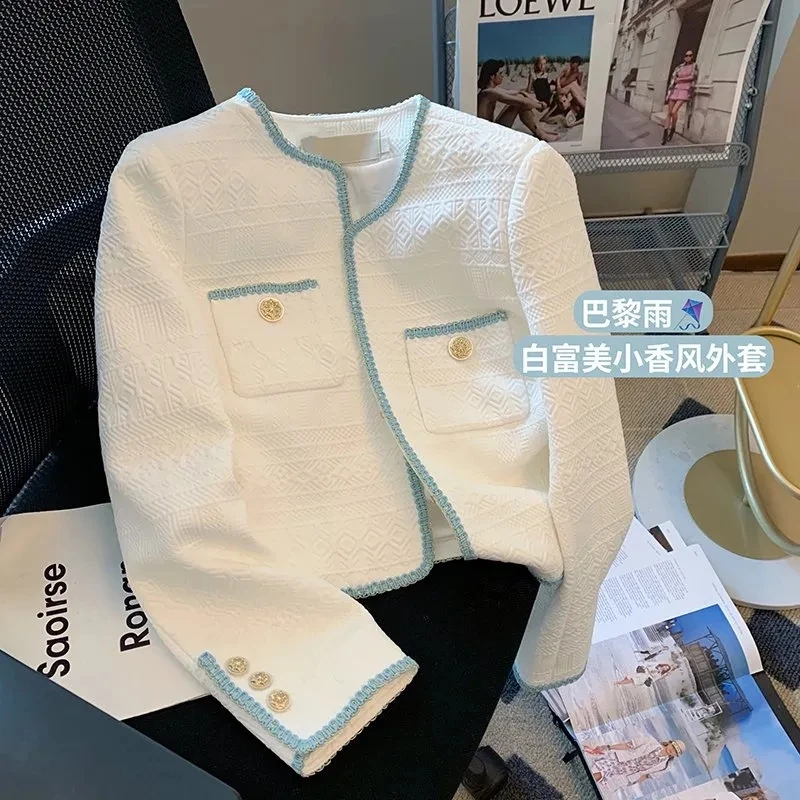Women's Autumn 2022 New Temperament Short White Pure Girls Suit Jacket Sweet Ladies Blazers
Women's Autumn 2022 New Temperament Short White Pure Girls Suit Jacket Sweet Ladies Blazers