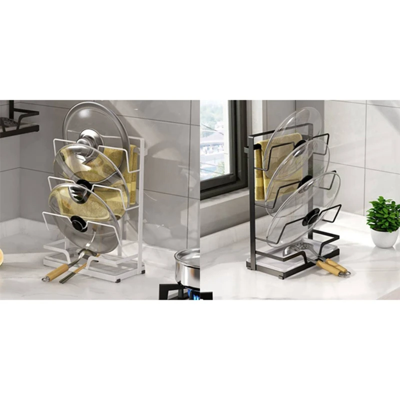 Pot Lid Rack Lid Stand Lid Organizer For Utensils In Kitchen Cabinet Spatula Rack Cutting Boards Cookwares Storage
Pot Lid Rack Lid Stand Lid Organizer For Utensils In Kitchen Cabinet Spatula Rack Cutting Boards Cookwares Storage