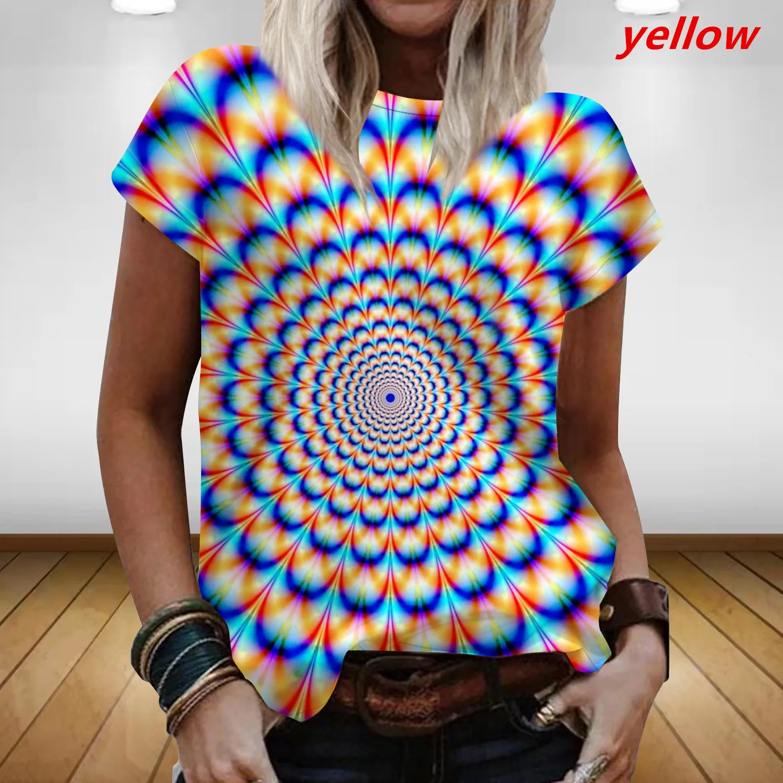 Visual Impact 3D Fashion Brand Design New Summer Women's T-shirt Short Sleeve Top Abstract Print Women Plus Size O-neck
Visual Impact 3D Fashion Brand Design New Summer Women's T-shirt Short Sleeve Top Abstract Print Women Plus Size O-neck