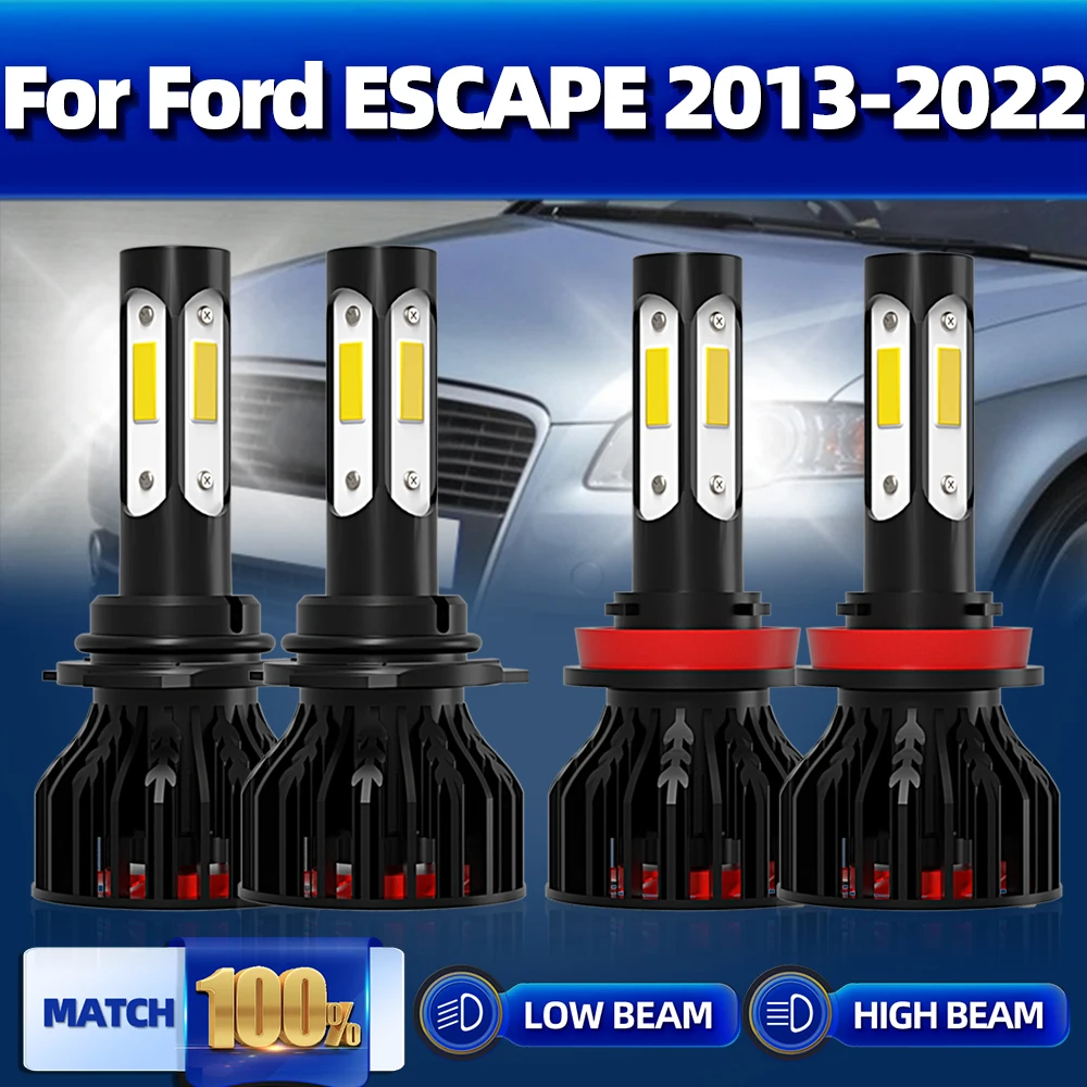 LED Car Headlight 240W 40000LM Auto Head Lamp Bulbs 12V 6000K Turbo Lamps For Ford ESCAPE 2013-2017 2018 2019 2020 2021 2022
LED Car Headlight 240W 40000LM Auto Head Lamp Bulbs 12V 6000K Turbo Lamps For Ford ESCAPE 2013-2017 2018 2019 2020 2021 2022