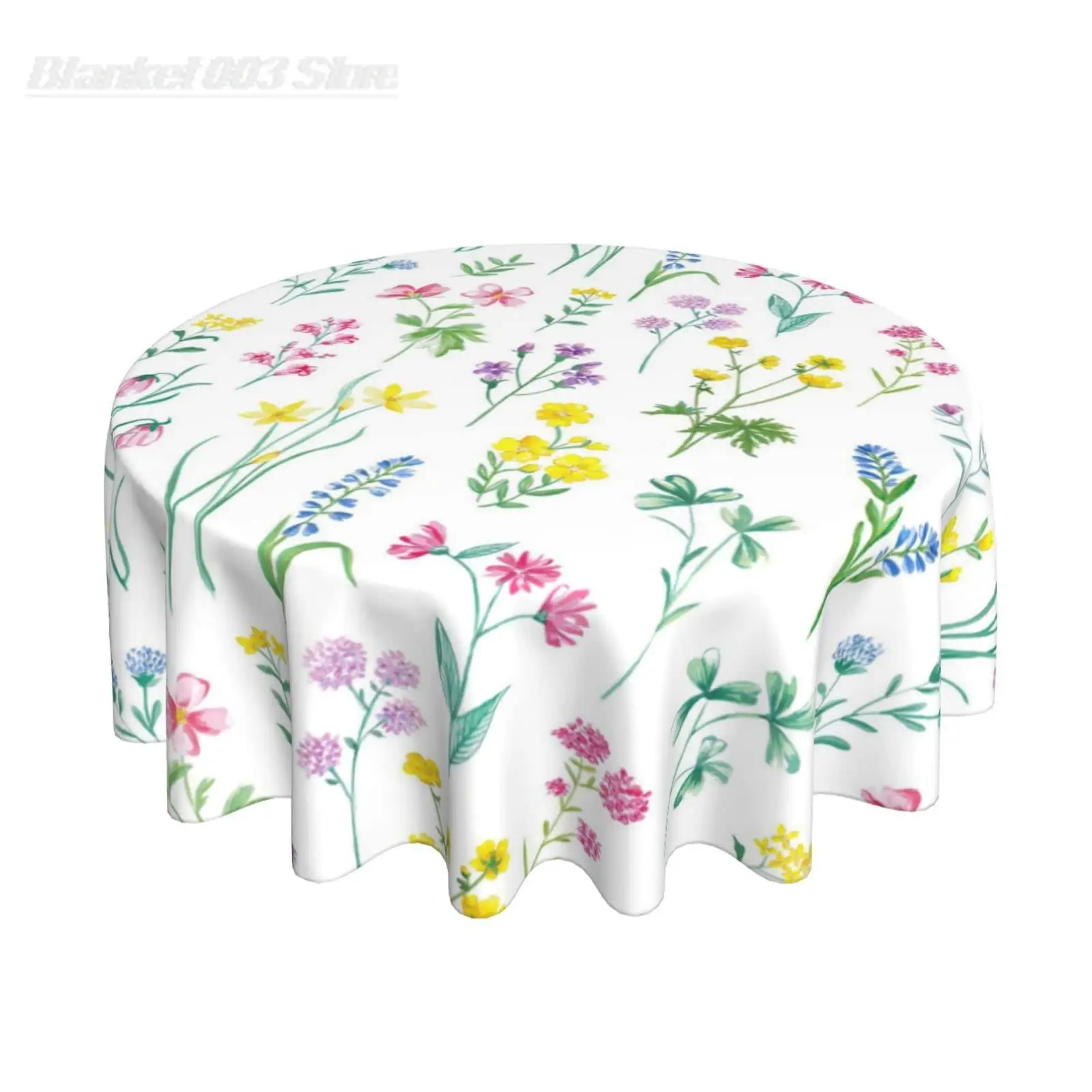 Spring Flowers Tablecloth Round Table Cover Washable Stain and Wrinkle Resistant Water-Proof Table Cloth 60 Inches
Spring Flowers Tablecloth Round Table Cover Washable Stain and Wrinkle Resistant Water-Proof Table Cloth 60 Inches