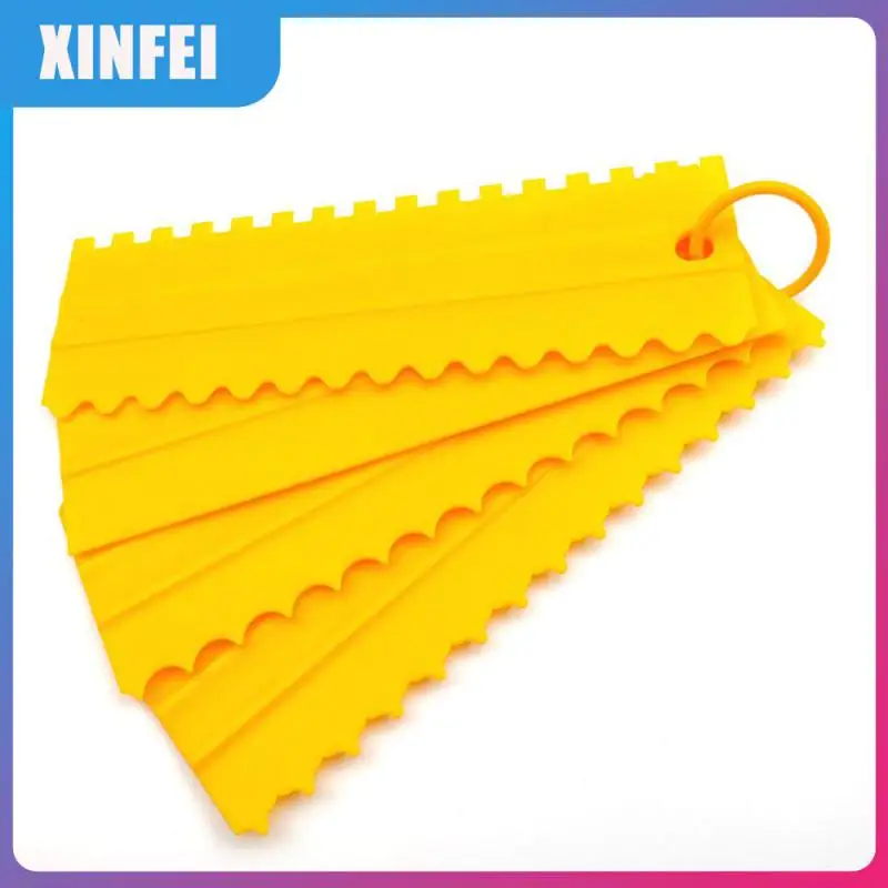 New Pp Plastic Cake Comb Cream Scraper Four-piece Baking Tool Thickened
New Pp Plastic Cake Comb Cream Scraper Four-piece Baking Tool Thickened