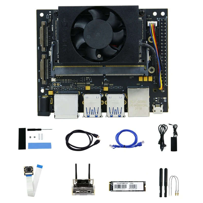 For Jetson Xavier NX Developer Board Kit+Camera 8GB EMMC Version Artificial Intelligence Python Programming(US Plug)
For Jetson Xavier NX Developer Board Kit+Camera 8GB EMMC Version Artificial Intelligence Python Programming(US Plug)