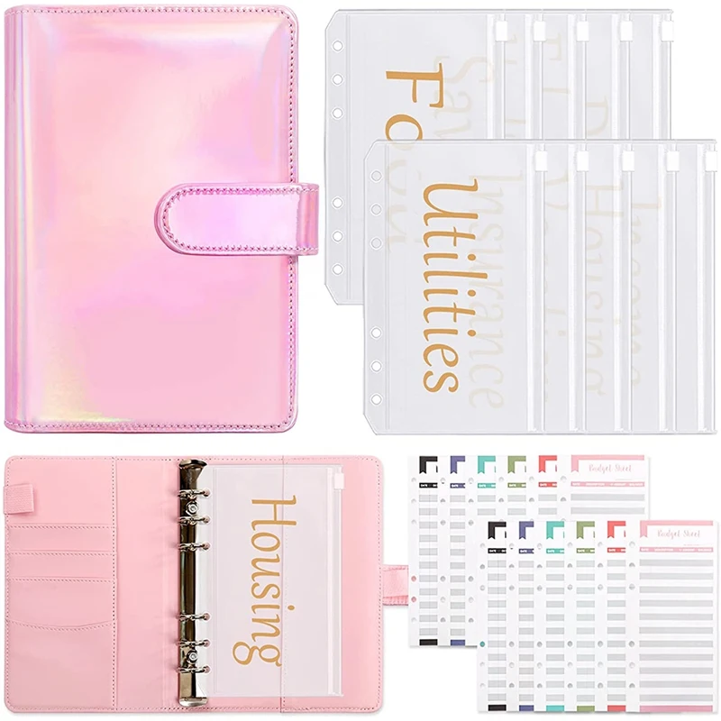 Budget Binder With Zipper Envelopes,Cash Envelopes For Budgeting,Money Organizer For Cash,Money Envelopes Budget Sheet
Budget Binder With Zipper Envelopes,Cash Envelopes For Budgeting,Money Organizer For Cash,Money Envelopes Budget Sheet