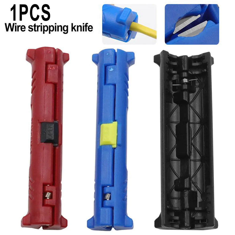 Portable Multifunctional Electric Wire Stripper Durable Plastic Material Multifunctional Design Peel Red/Blue/Black
Portable Multifunctional Electric Wire Stripper Durable Plastic Material Multifunctional Design Peel Red/Blue/Black