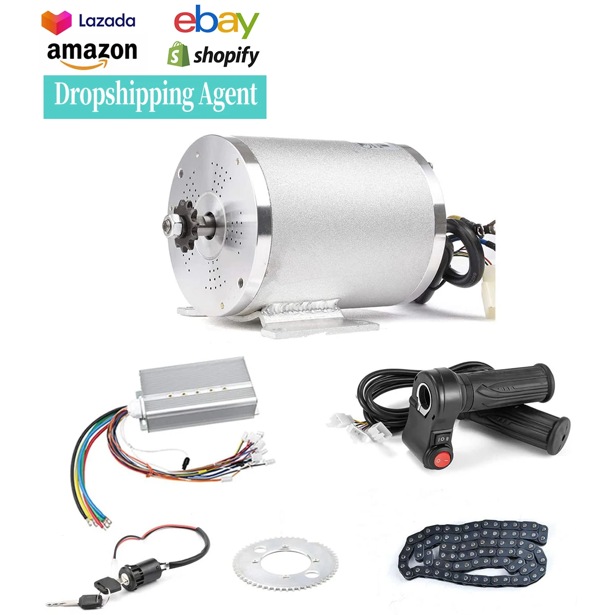 Dropshipping Agent 72V 3000W 50A Controller Kits Brushless Motor Kit for Electric Bike Engine Motorcycle
Dropshipping Agent 72V 3000W 50A Controller Kits Brushless Motor Kit for Electric Bike Engine Motorcycle