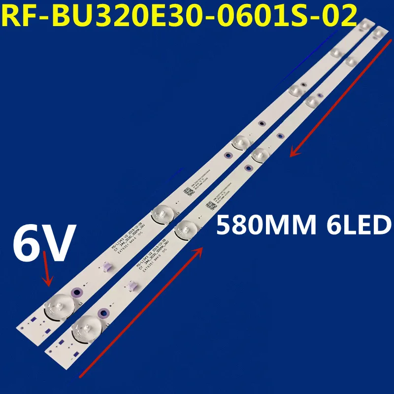 

LED Strip For JL.D32061330-081AS-M FZD-03 E348124 MS-L1343 L2202 L1074 V2 2-6-3030-300MA-36V RF-BU320E30-0601S-02 HV320WHB-N80